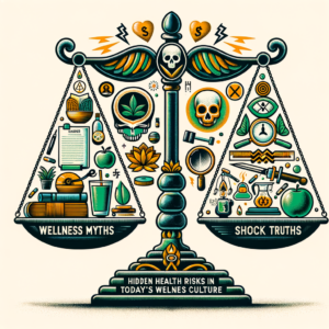 Illustration of Wellness Myths: Hidden Health Risks in Today’s Wellness Culture